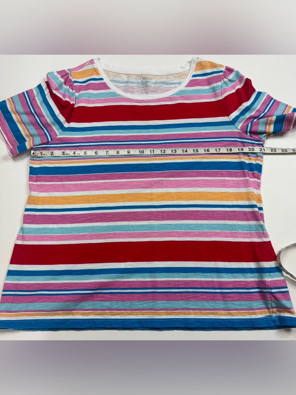 Talbots Pair of 2 Short Sleeve Tee Shirts Womens XL Petite - Picture 11 of 11